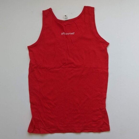 Graphic Tank Top FlockU S Red Sheep T-shirt 100% Cotton Advertising Promo - Picture 3 of 6